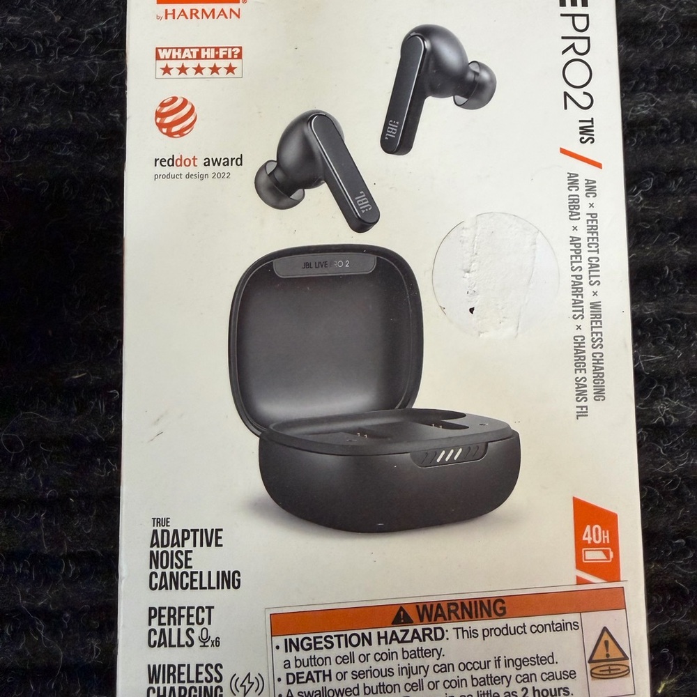 JBL Live Pro 2 True Wireless Earbuds - Black